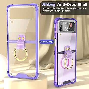 Amazon.com: Designed for Samsung Galaxy Z Flip 4 Case Clear